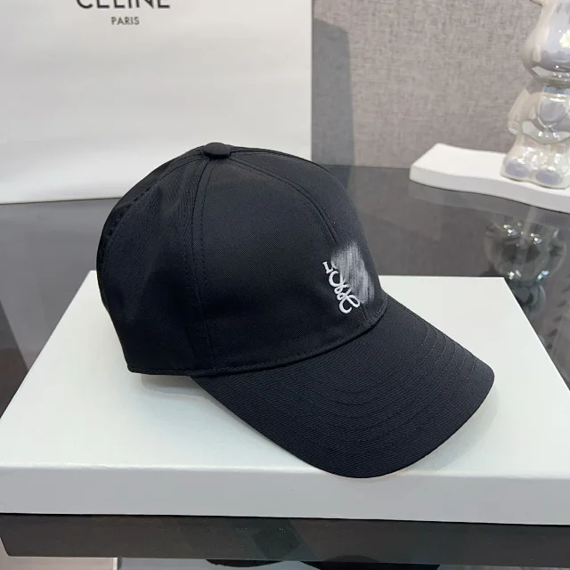 Loewe Hats Embroidered Anagram Baseball Cap product detail image 3