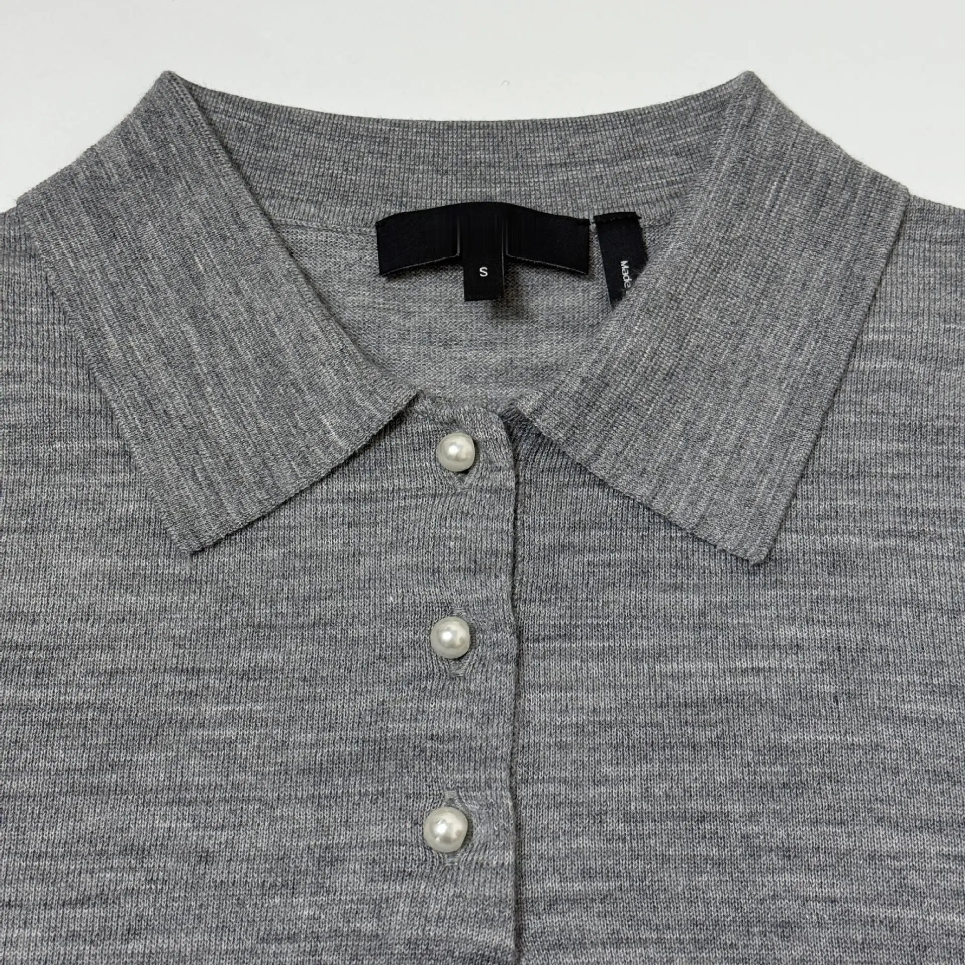 Design Knit Polo Shirt Beige Polo - 8