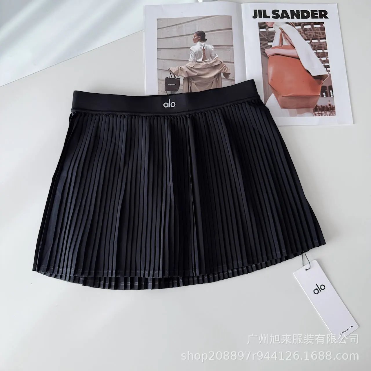 Celine Pleated Mini Skirt White - 6