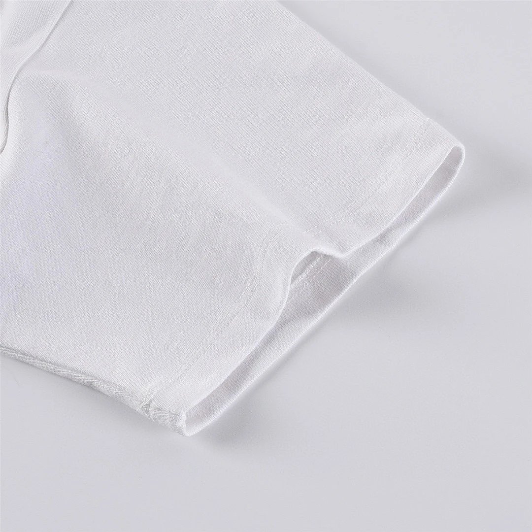 Balenciaga Provocative Text Print White T-Shirt - 9