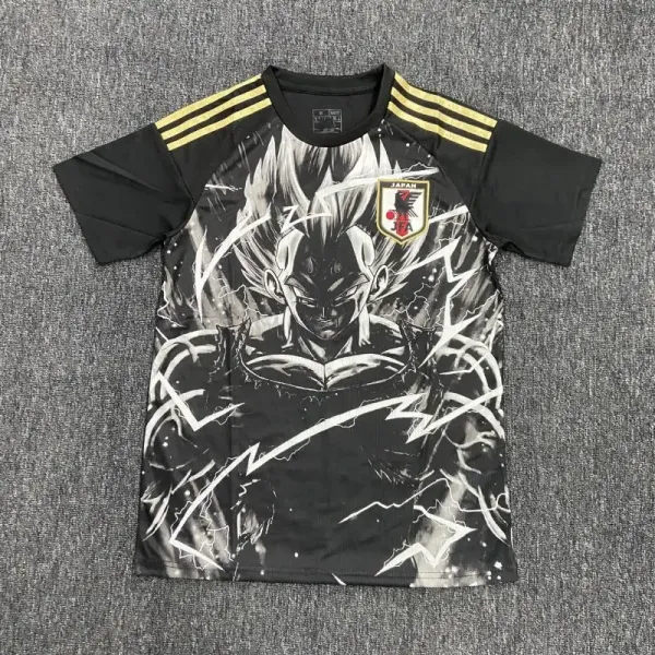 Adidas x Dragon Ball Z Japan National Team Graphic Jersey Black - 1