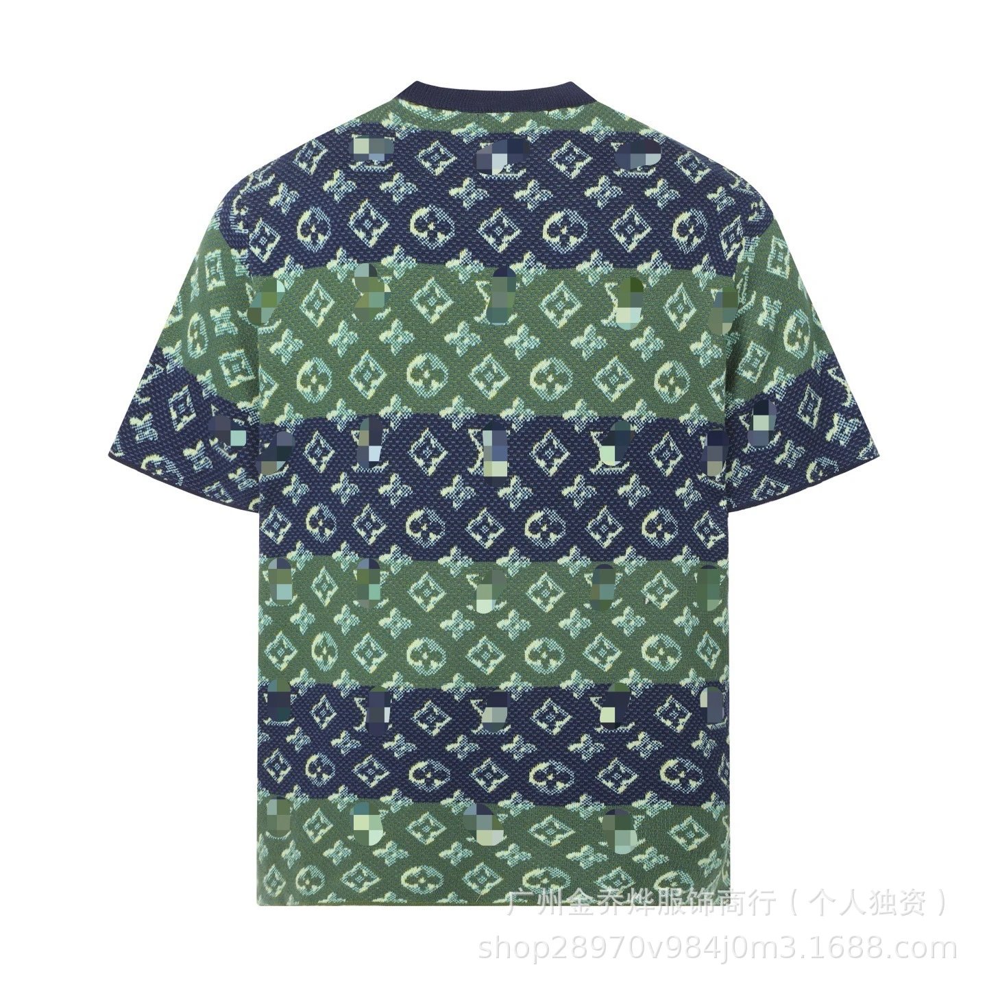 Louis Vuitton Checkerboard Knit T-Shirt White - 16