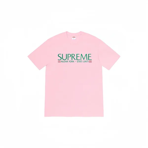 Supreme Nuova York T-Shirt Pink - 1