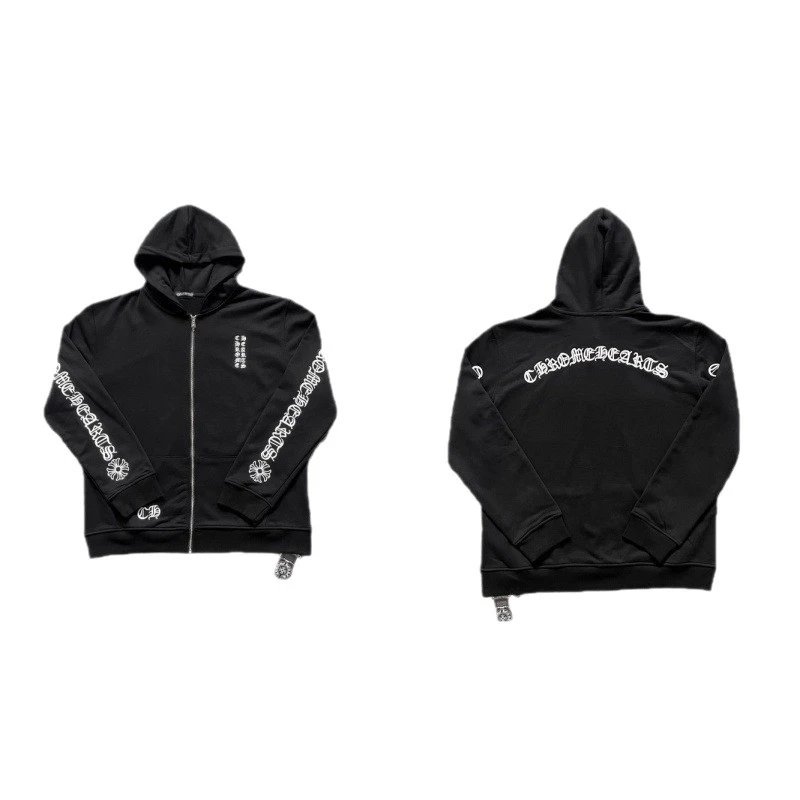 Chrome Hearts Hoodies & Sweatshirts Graphic Full-Zip Hooded Sweatshirt image 5
