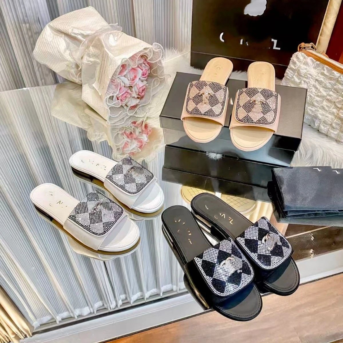 Chanel Slide Sandals