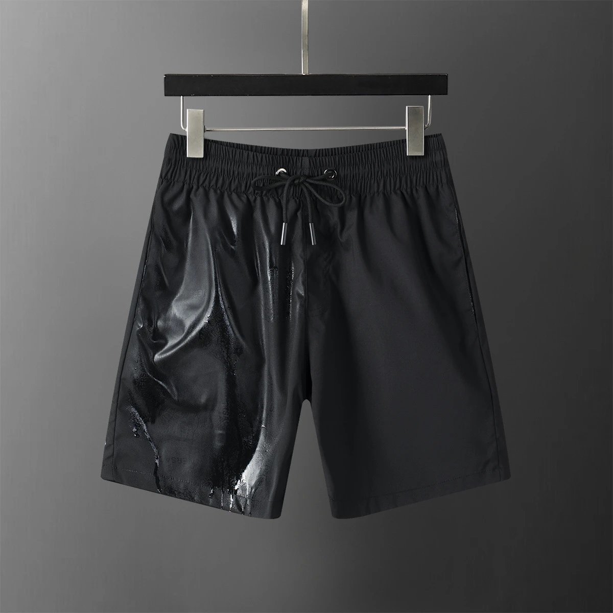 Louis Vuitton Swimwear Water-reactive monogram swim shorts with mesh lining — V28104 Black