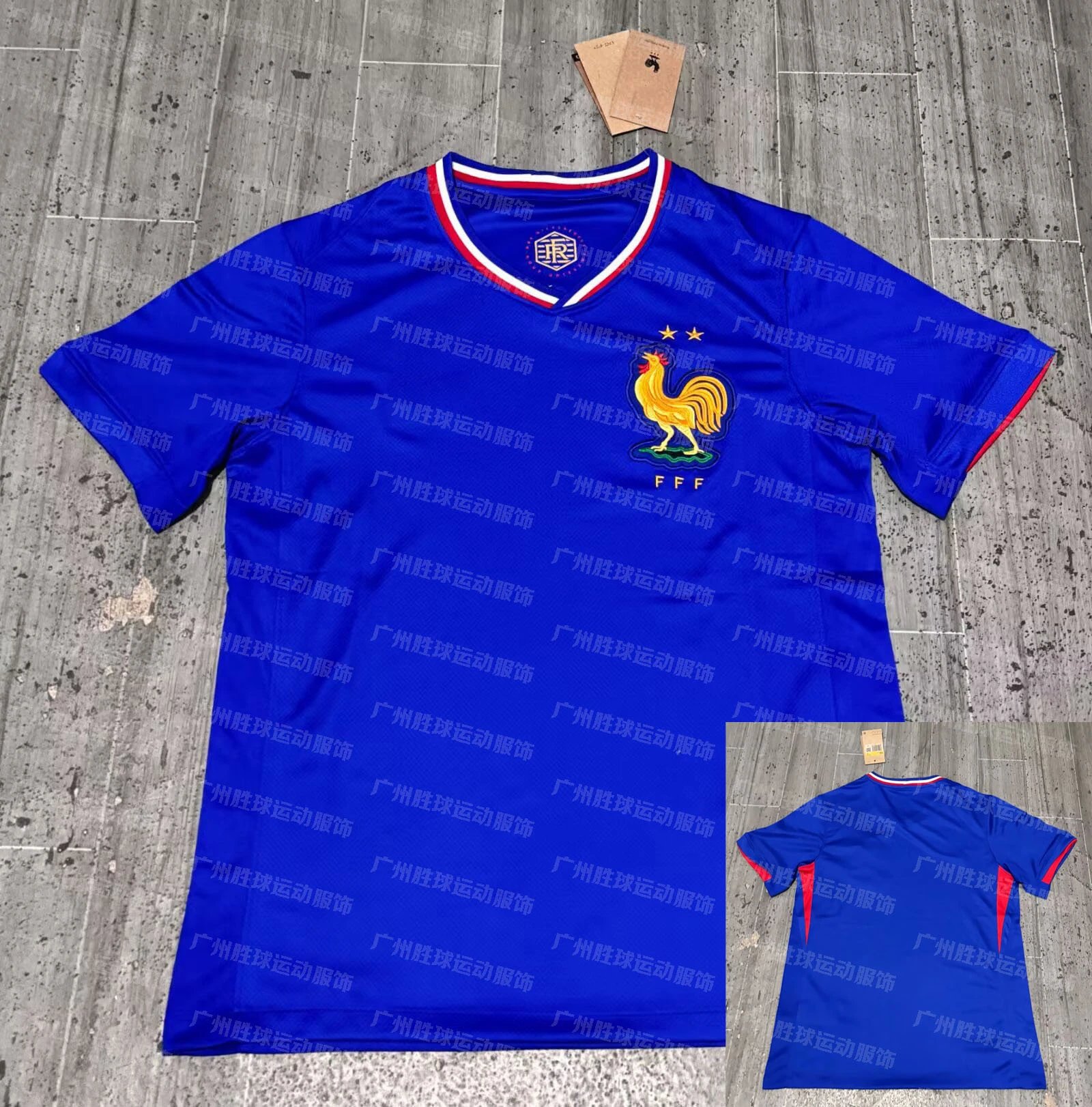 Design Spain National Team Away Jersey Light Blue Patterned Football Jersey - 14