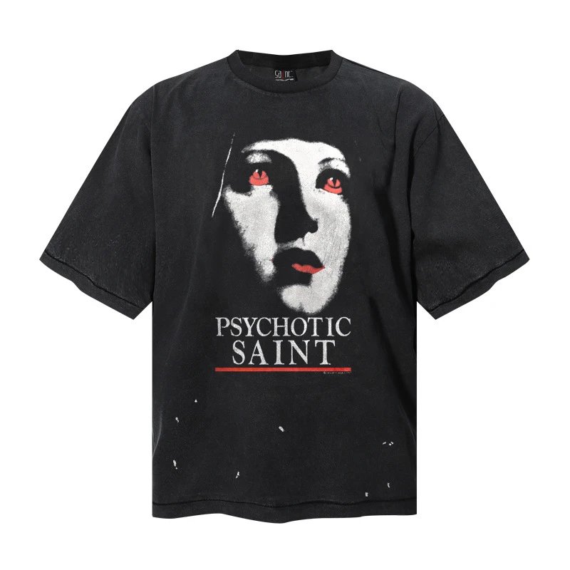 Design Eternal Prayer Target T-Shirt Black T-Shirts - 11