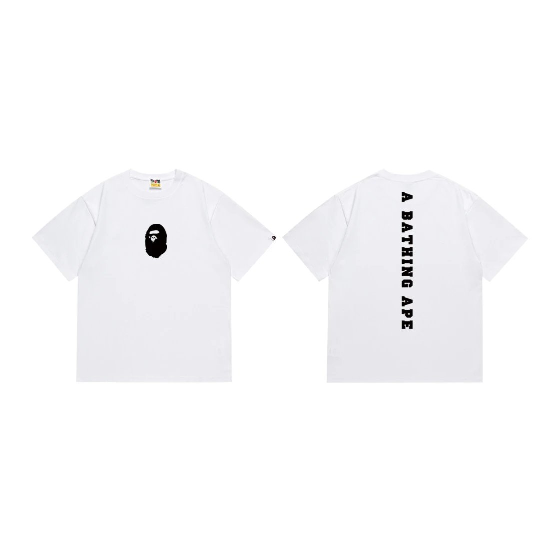 A Bathing Ape Pixel Camo Ape Head White T-Shirt - 31