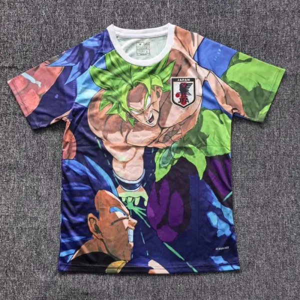 Japan Football Association x Dragon Ball Super Broly Graphic Jersey T-Shirt - 1
