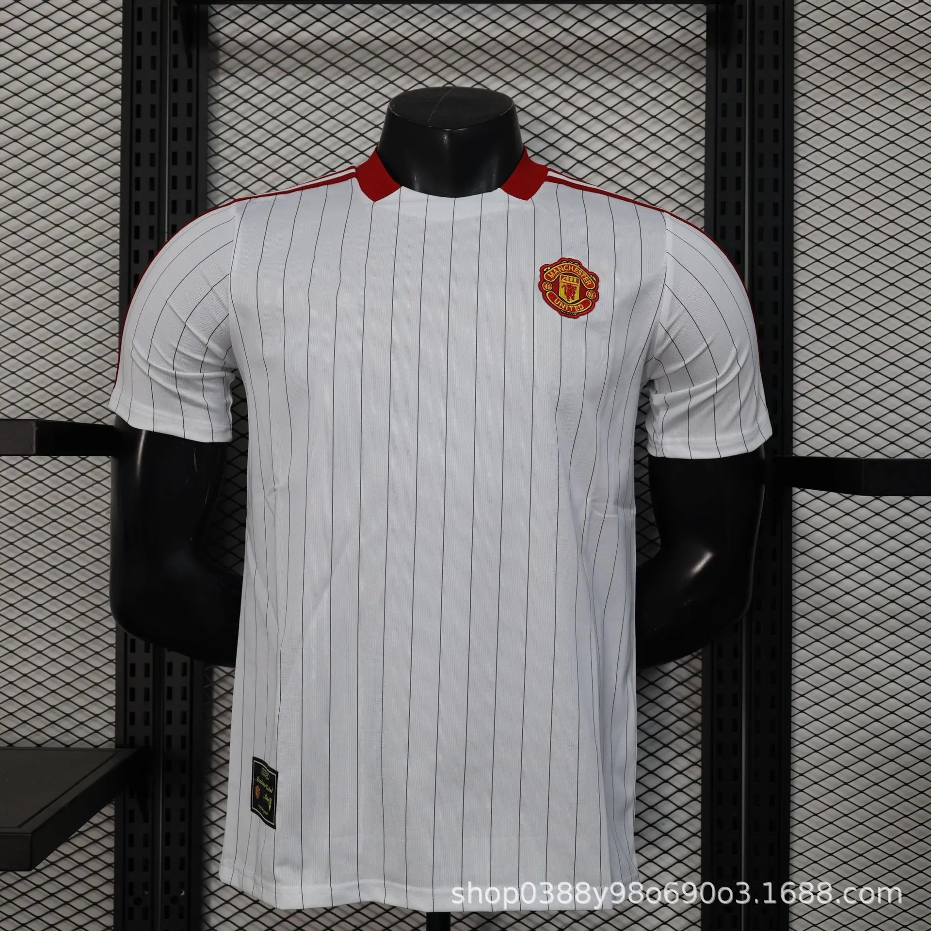 Adidas Manchester United White Away Shorts - 8
