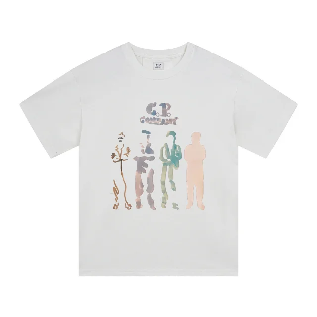 C.P. Company T-Shirts Logo Print Crewneck Short-Sleeve T-Shirt product detail image 52