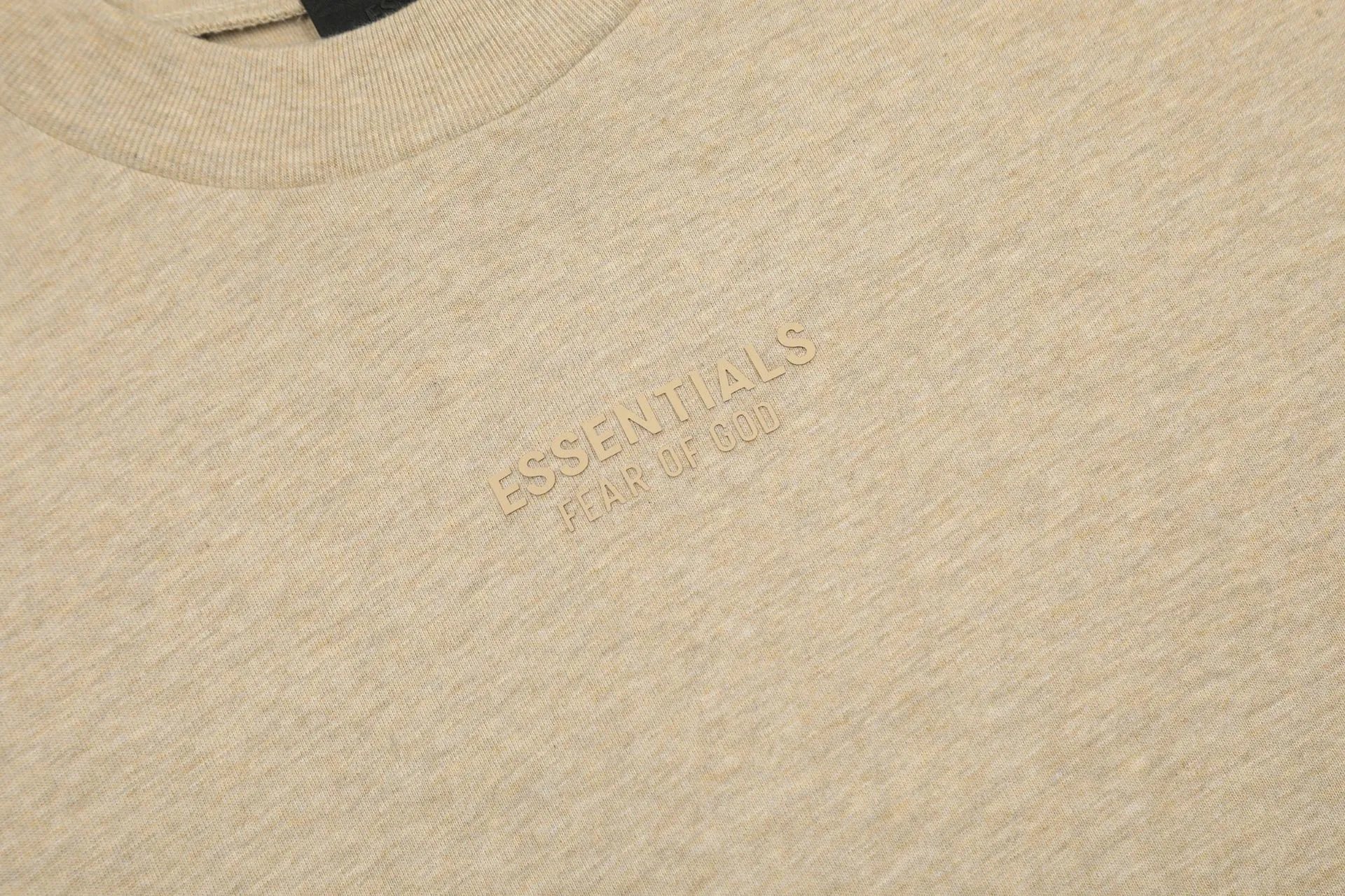 Fear of God Essentials Logo T-Shirt Beige T-Shirt - 38