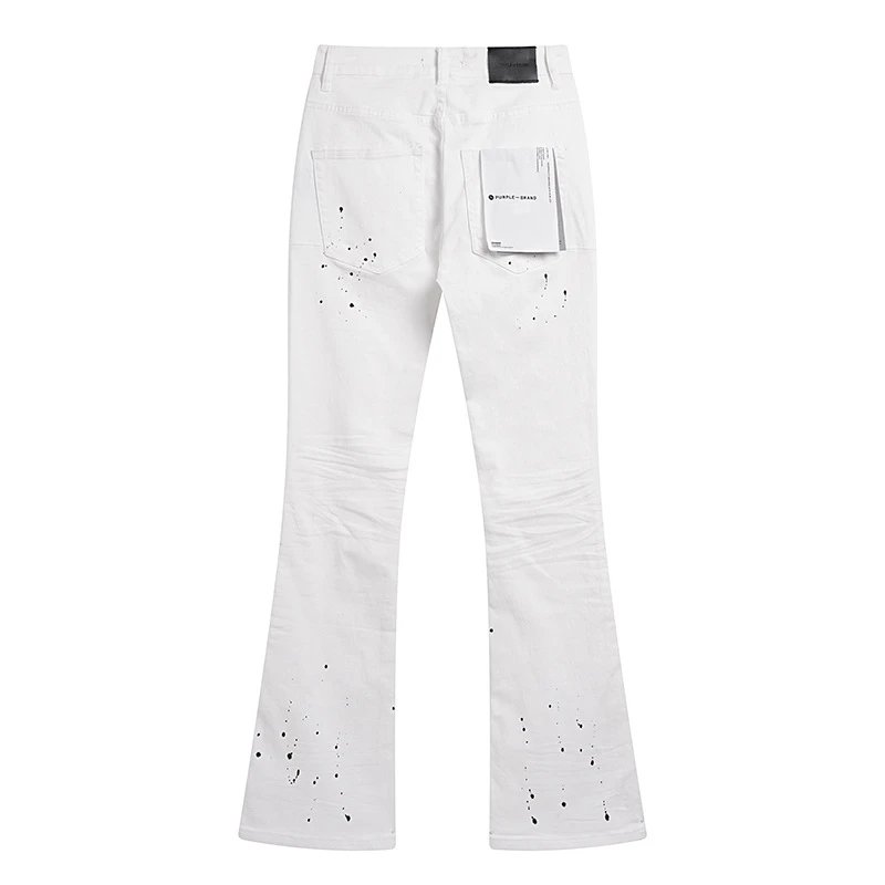Purple Brand Distressed Flare Jeans Light Wash - 22