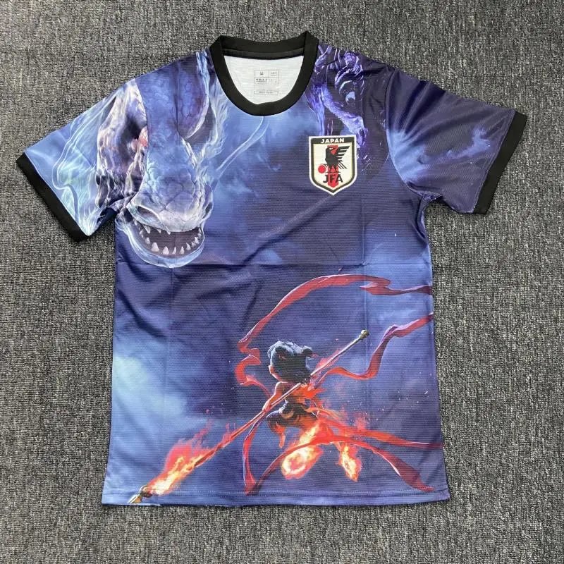Japan Football Association x Anime Collaboration Graphic Jersey Blue - 1