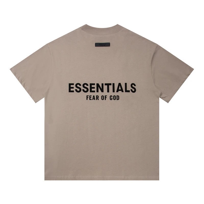 Fear of God Essentials Logo Print Black T-Shirt - 12