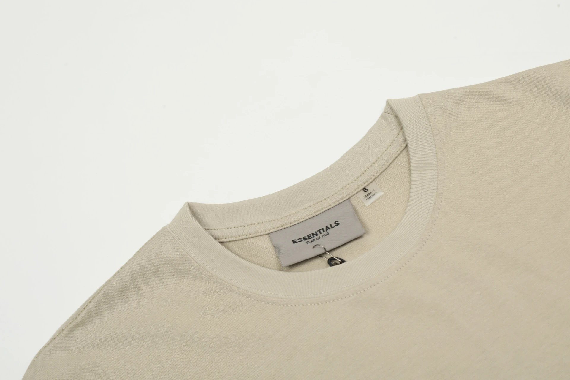 Fear of God Essentials Logo T-Shirt Beige T-Shirt - 25