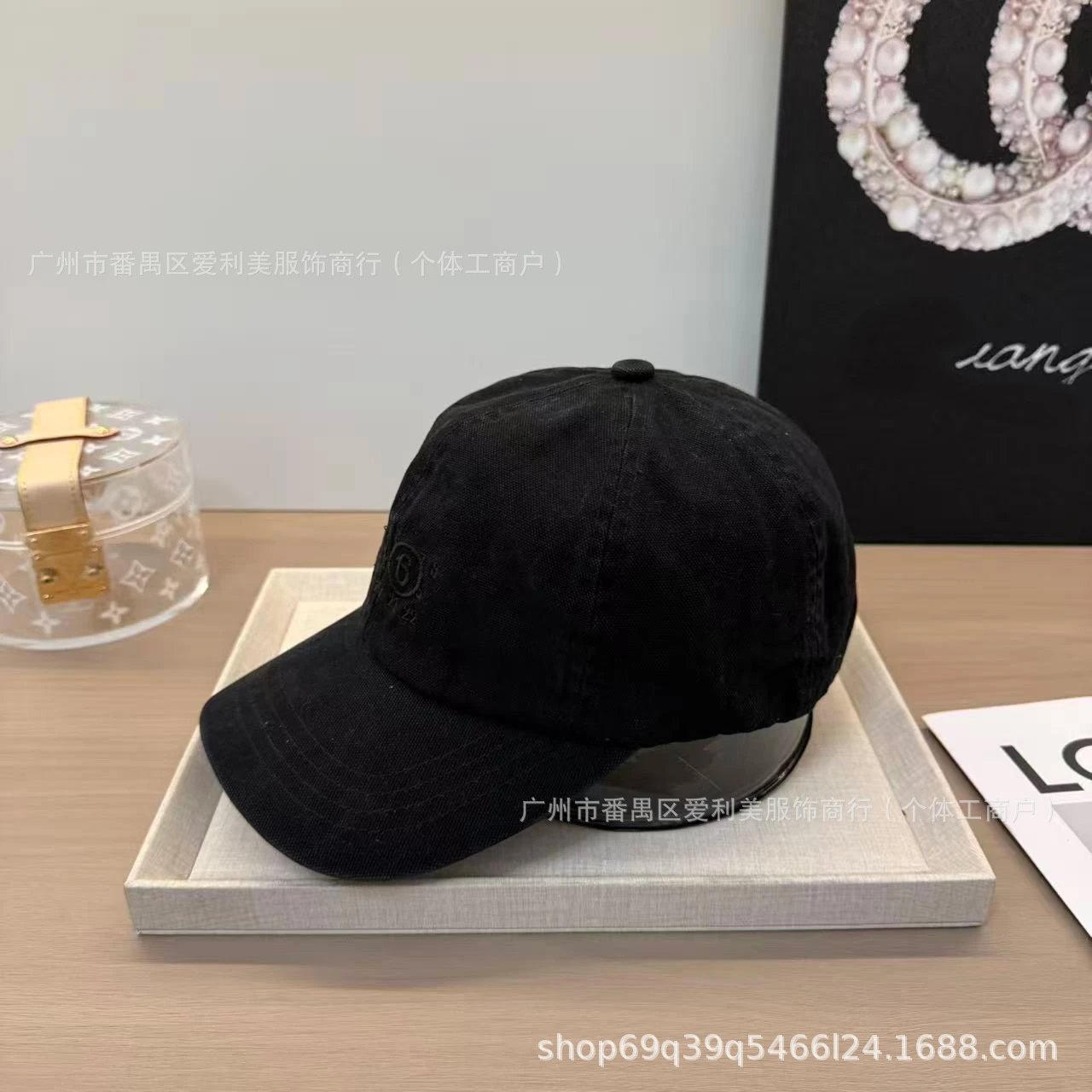 Design Baseball Cap Army Green Washed Cotton Cap - 6