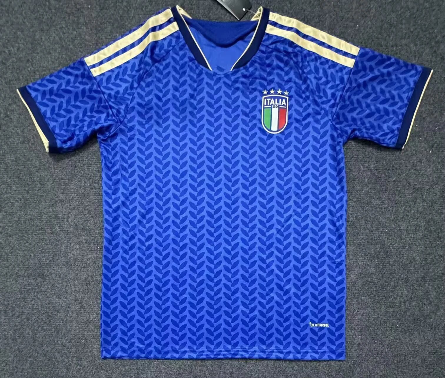 Adidas Argentina National Team Third Jersey Black Blue Swirl Print Jersey - 9