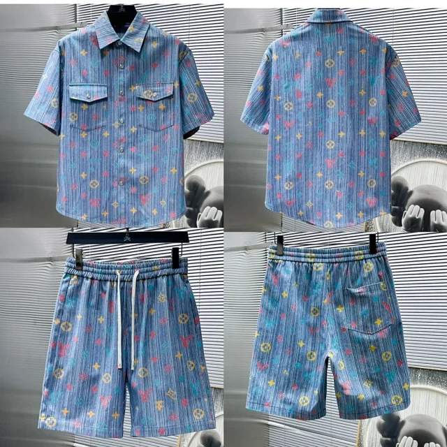 Louis Vuitton Matching Sets Short-Sleeve Shirt and Shorts Set product detail image 2