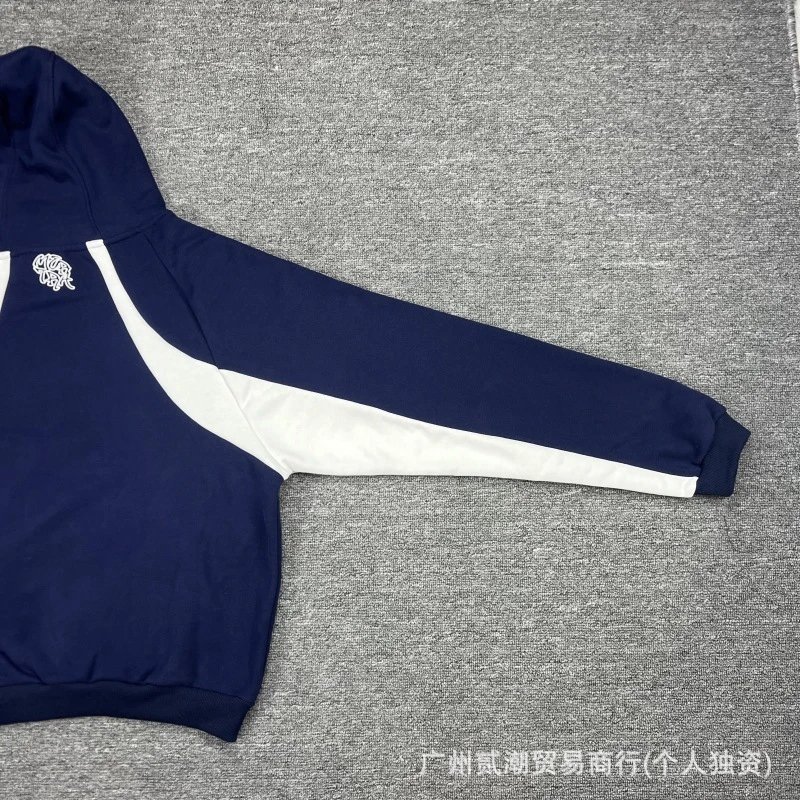 Design Color-Block Hoodie Gray / Black - 33