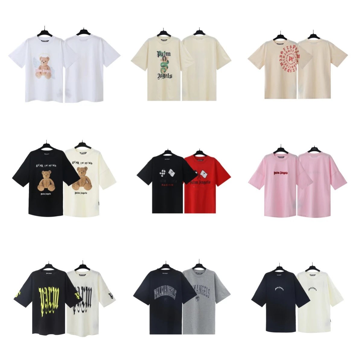 Palm Angels Palm Tree Graphic T-Shirt White - 3