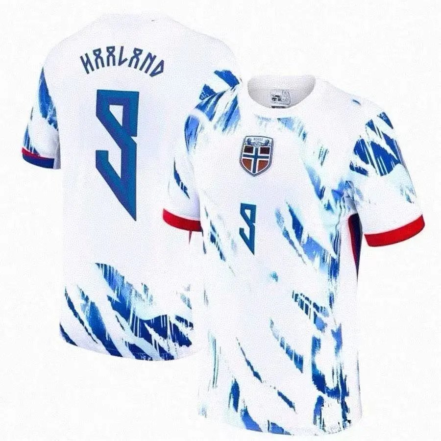 Design Norway National Team Inspired Striped Jersey Red / White / Blue Jersey - 5