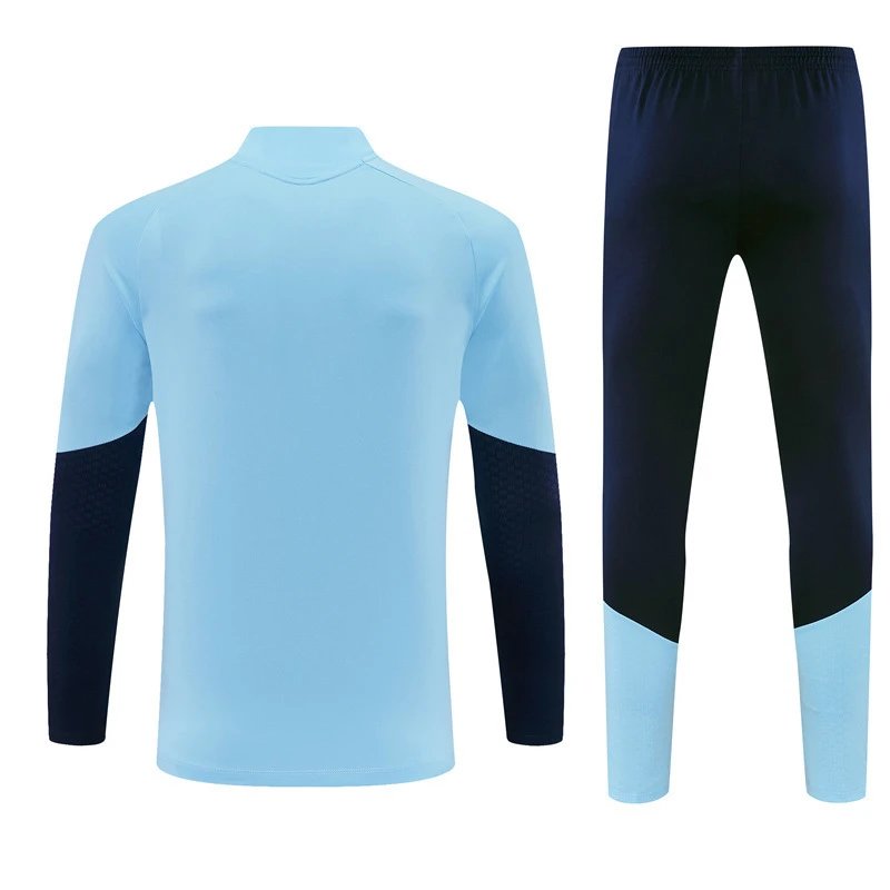 Adidas Argentina National Team Training Set Navy and Light Blue Tracksuit - 4