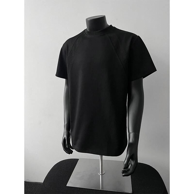 Design Contrast Trim Polo Black Polo Shirt - 8