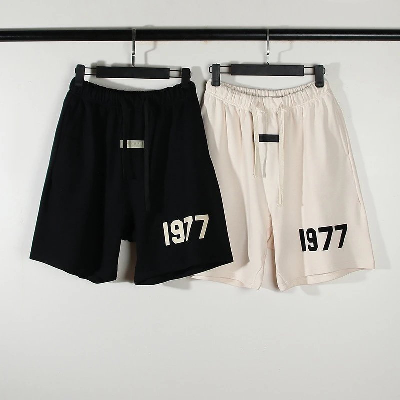 Fear of God Essentials 1977 Black Sweat Shorts - 13