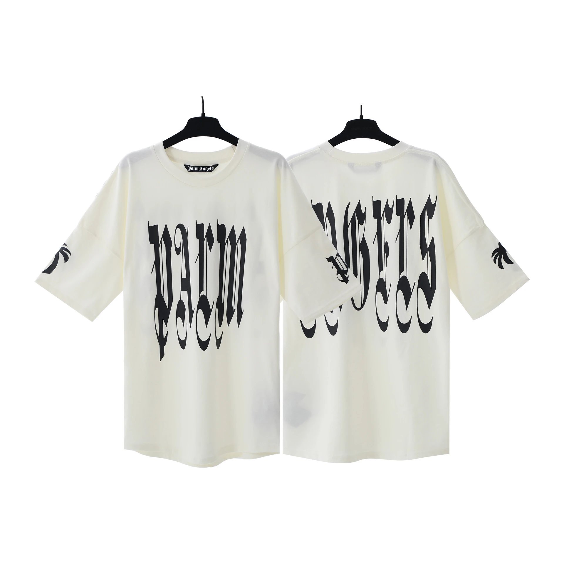 Palm Angels Palm Tree Graphic T-Shirt White - 19