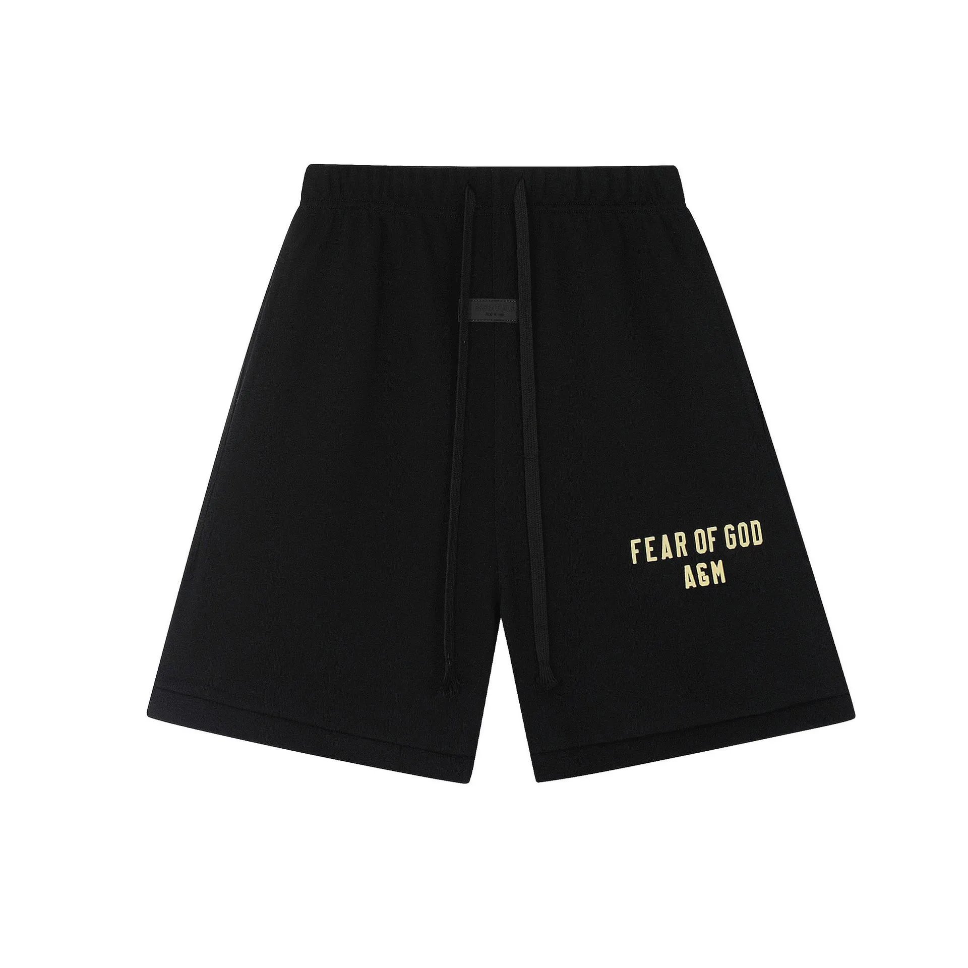 Fear of God Essentials Black Logo T-Shirt and Shorts Set - 24
