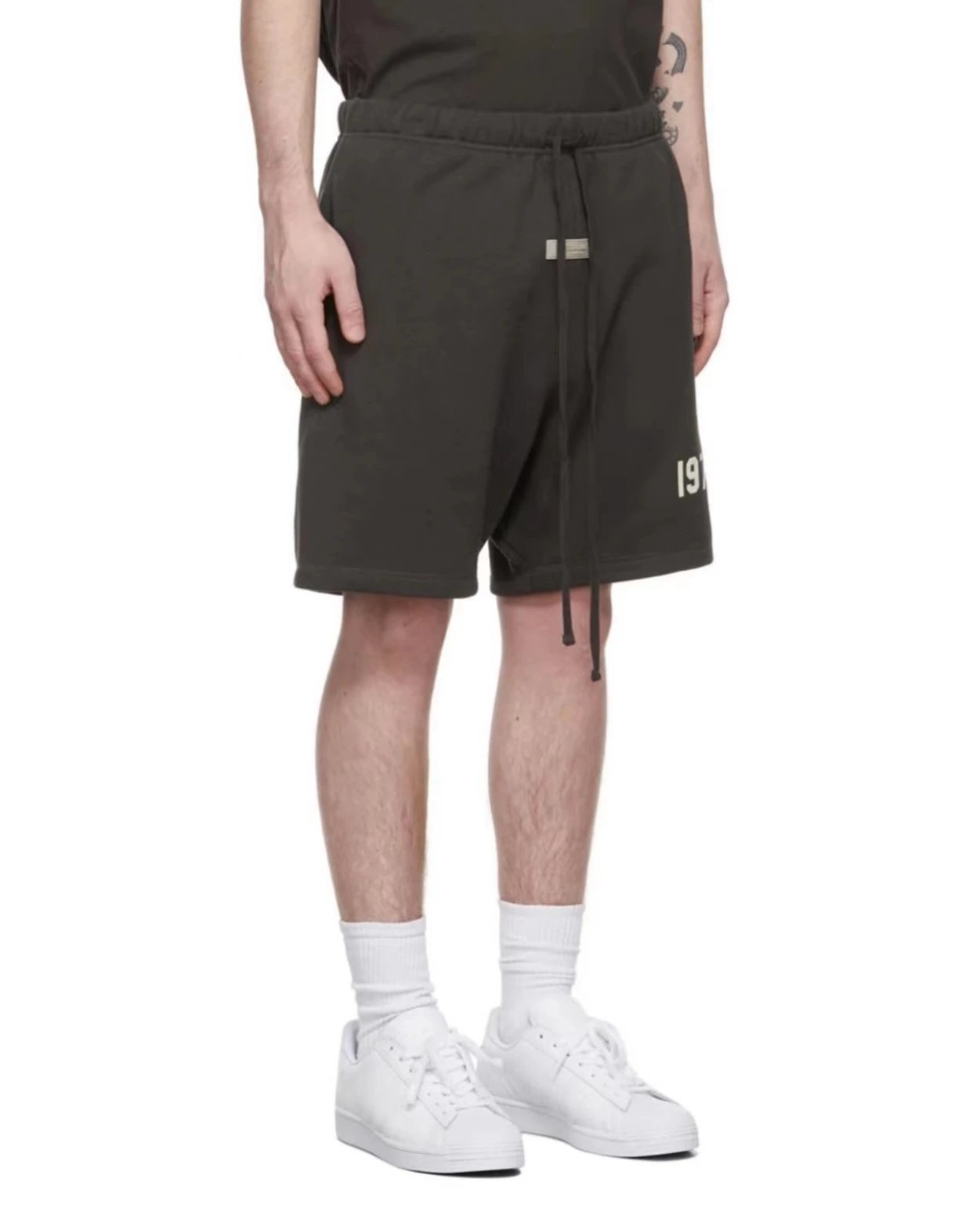 Fear of God Essentials 1977 Black Sweat Shorts - 22