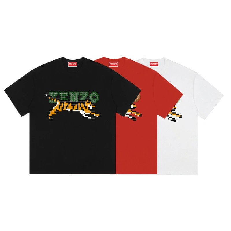 Kenzo Interlocking Rings White T-Shirt - 4