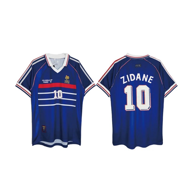 CBF Brazil National Team Ronaldinho #10 Jersey Blue - 5