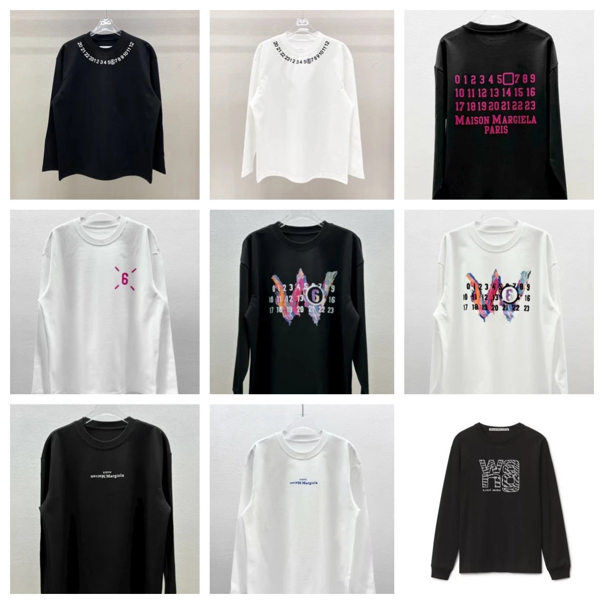 Alexander Wang Logo Long Sleeve T-Shirt Black - 5