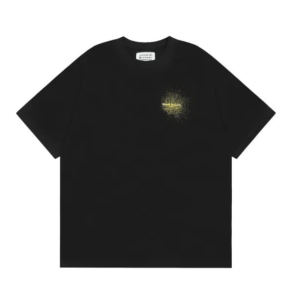 Maison Margiela Spray Paint Logo Black T-Shirt - 1