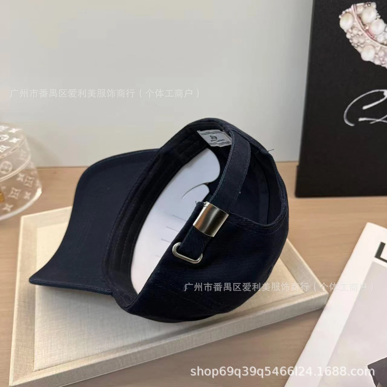 Alexander McQueen AM Logo Beige Baseball Cap - 24