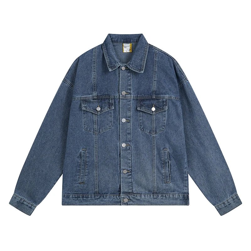 Design Denim Jacket Black with Outline C+Star Graphic Outerwear - 8