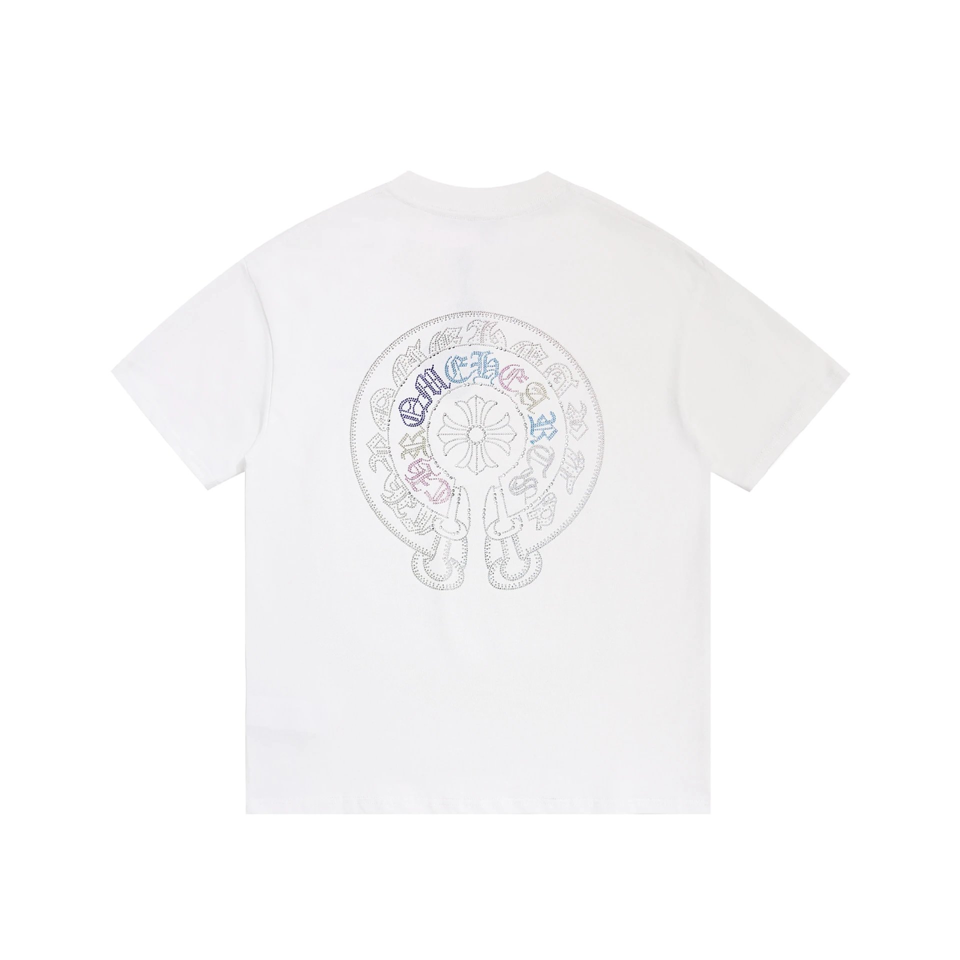 Chrome Hearts Crystal Logo White T-Shirt - 16