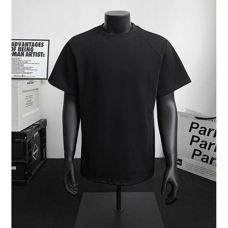 Design Contrast Trim Polo Black Polo Shirt - 15
