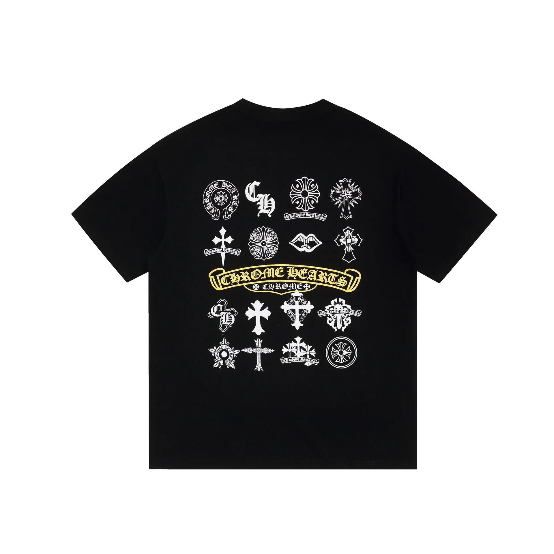 Chrome Hearts Crystal Logo White T-Shirt - 21