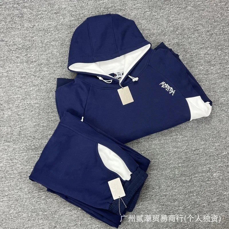 Design Color-Block Hoodie Gray / Black - 25