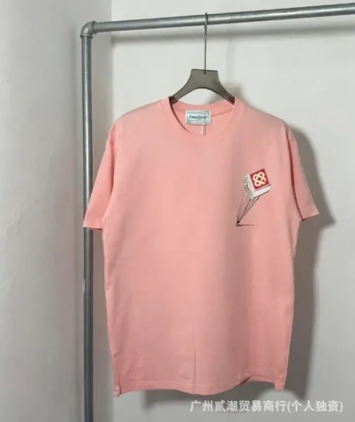 Comme des Garçons Play T-Shirt Pink Graphic Tee - 1
