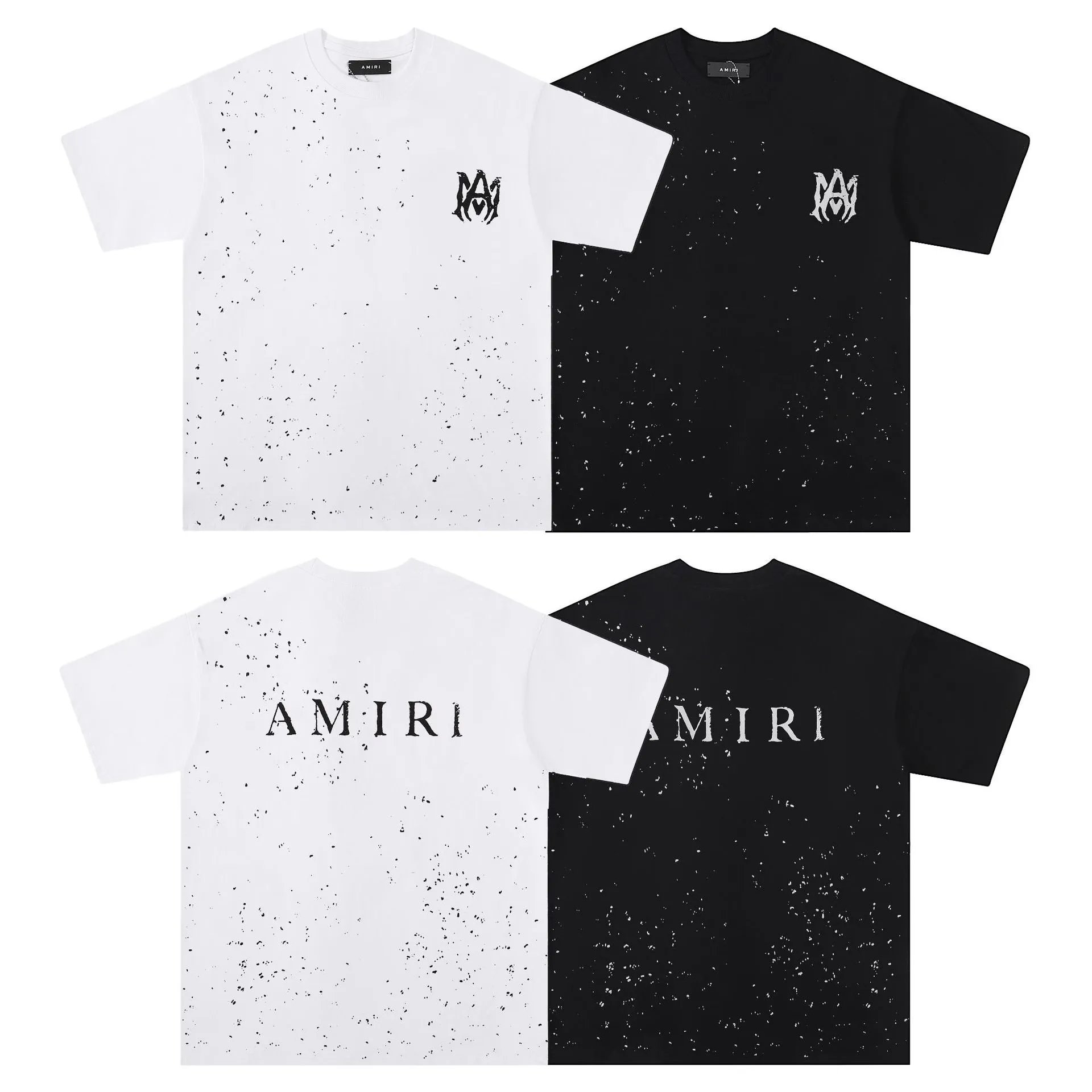 Amiri Records Graphic Print Black T-Shirt - 20