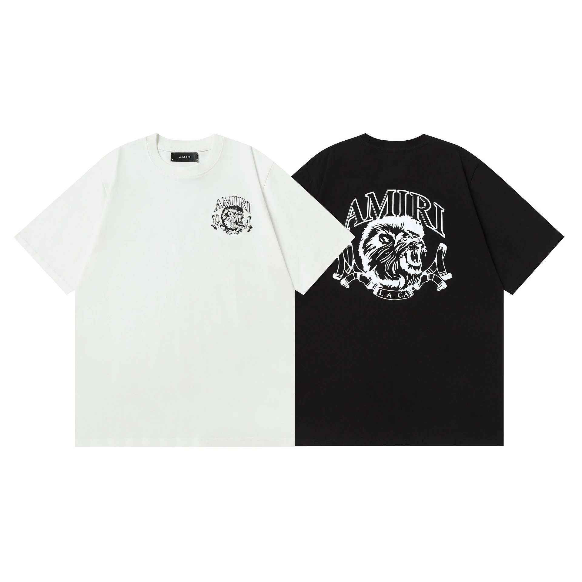 Amiri Hollywood Sign Graphic T-Shirt Black - 22