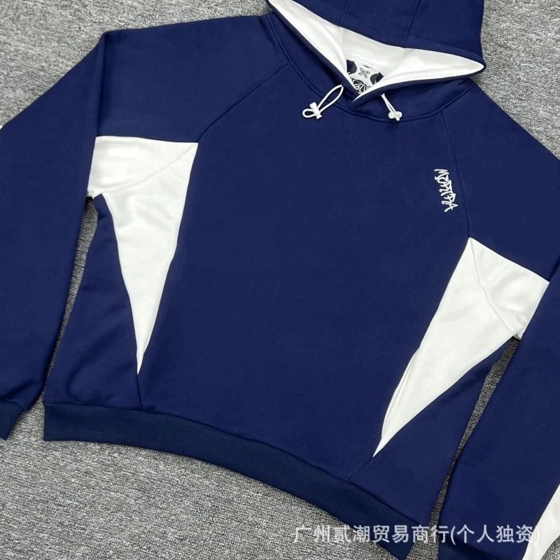 Design Color-Block Hoodie Gray / Black - 30