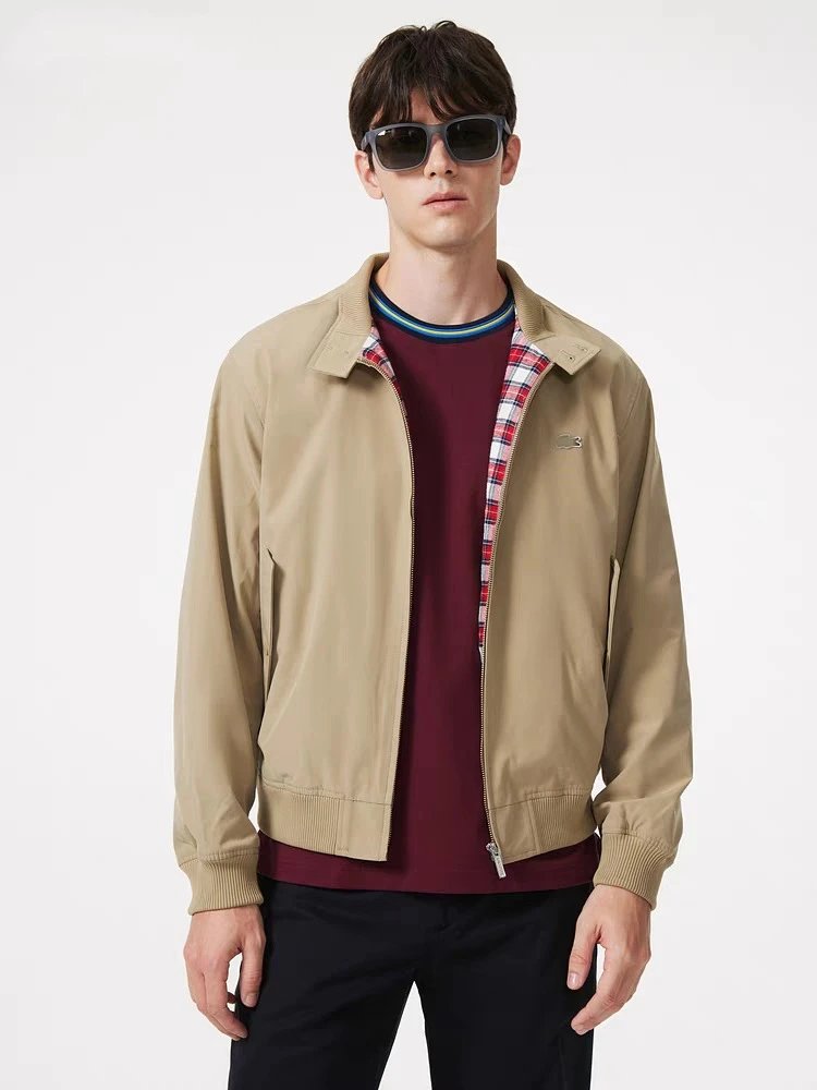 Lacoste Harrington Jacket Beige Outerwear - 4