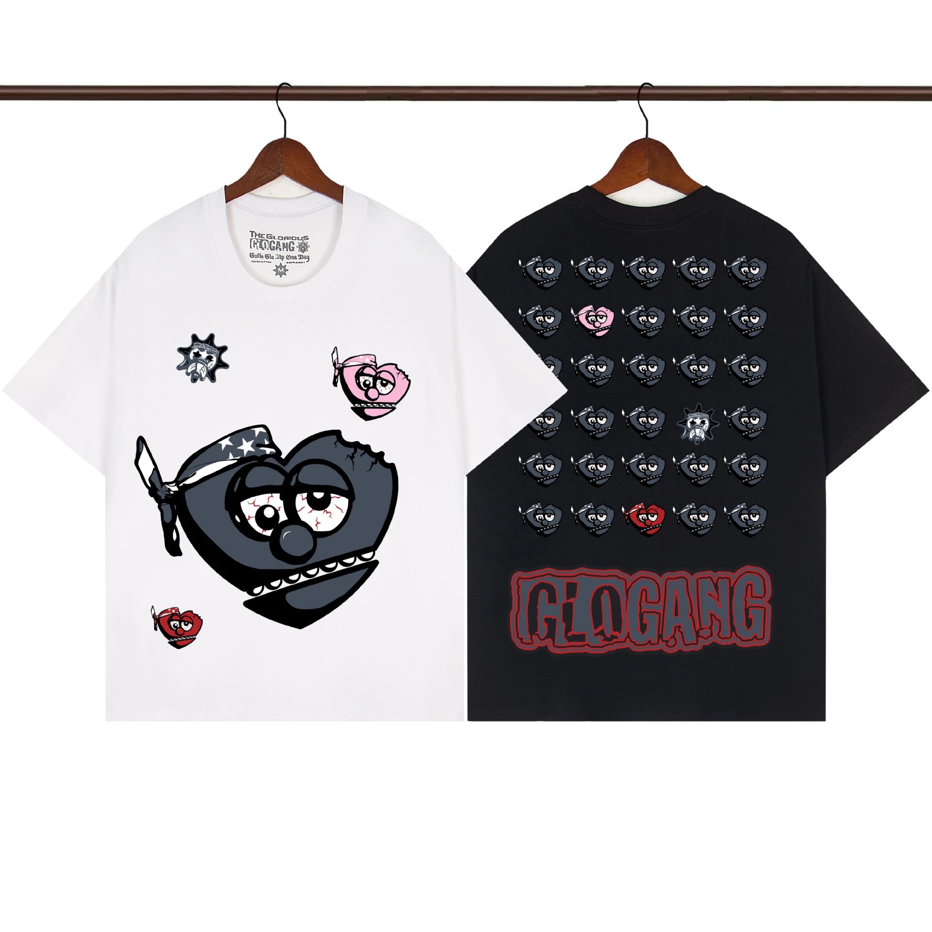 Design The Glorious Gang Skull Graphic White T-Shirt T-Shirts - 6