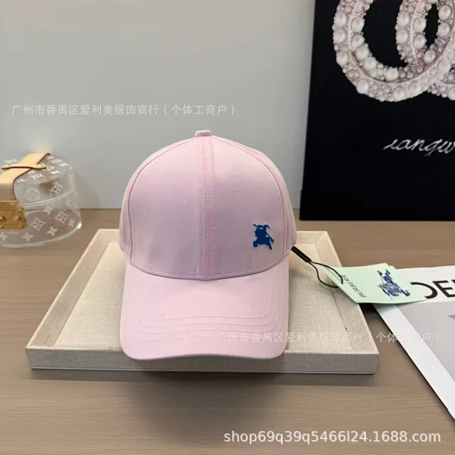 Burberry Hats Embroidered Equestrian Knight Baseball Cap product detail image 15